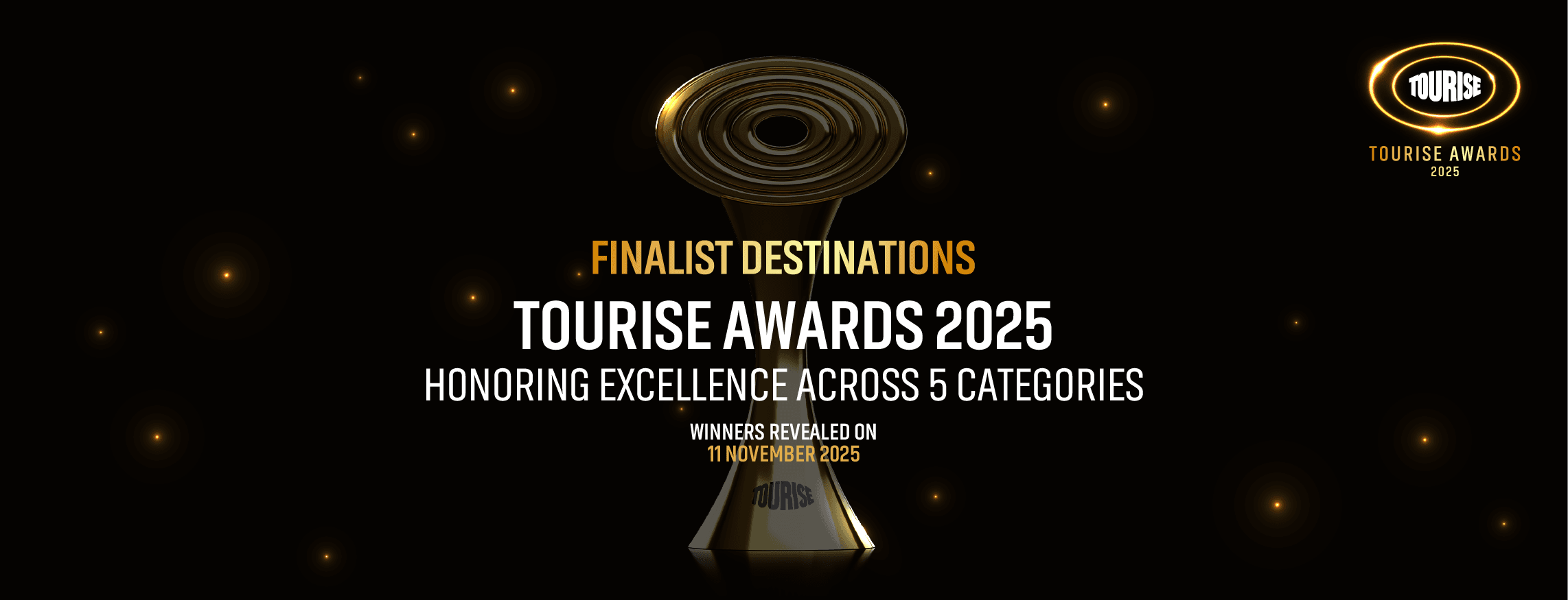 Celebrating destination excellence: TOURISE unveils finalists for the 2025 TOURISE Awards